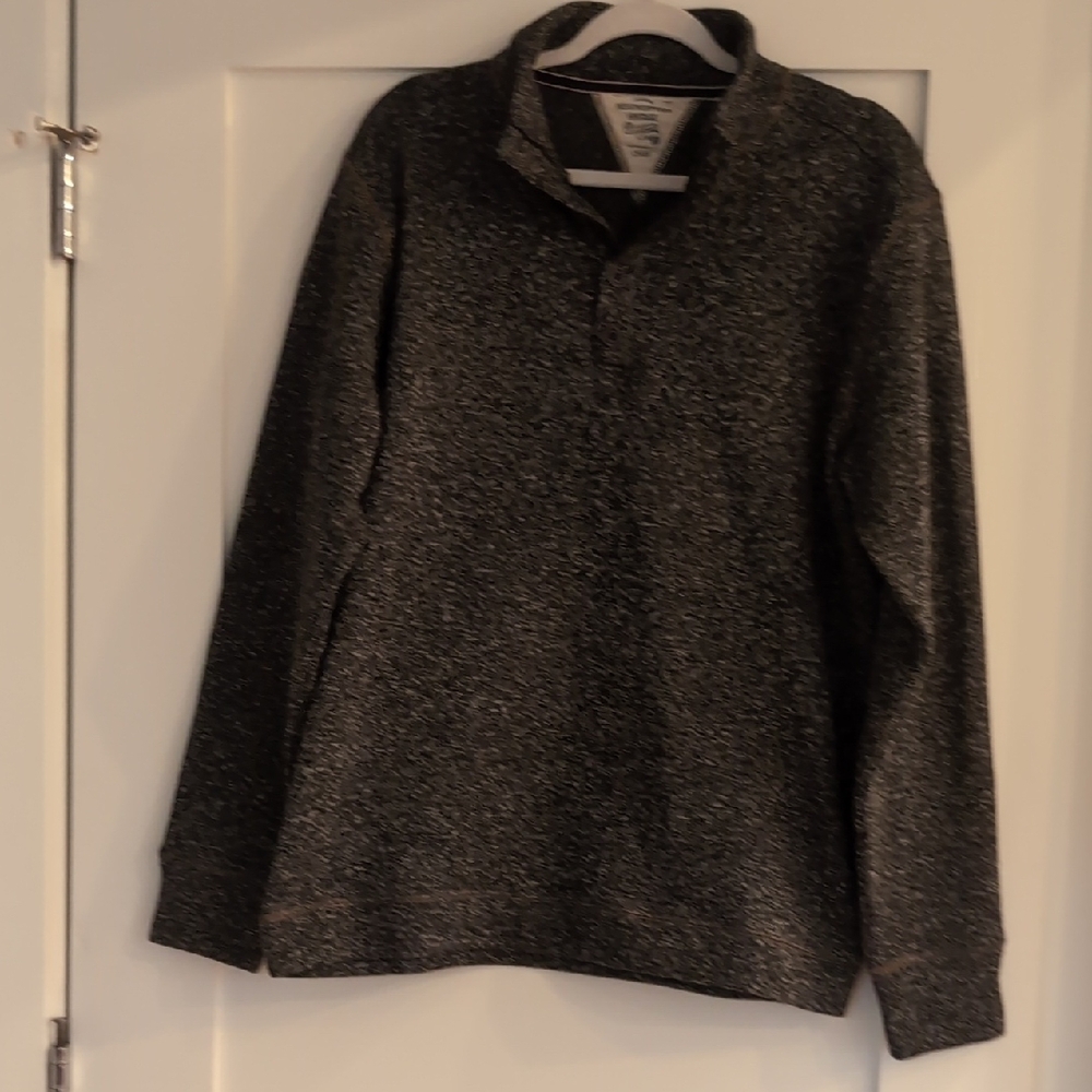 Gray Quarter-Zip Pullover NWOT - image 1